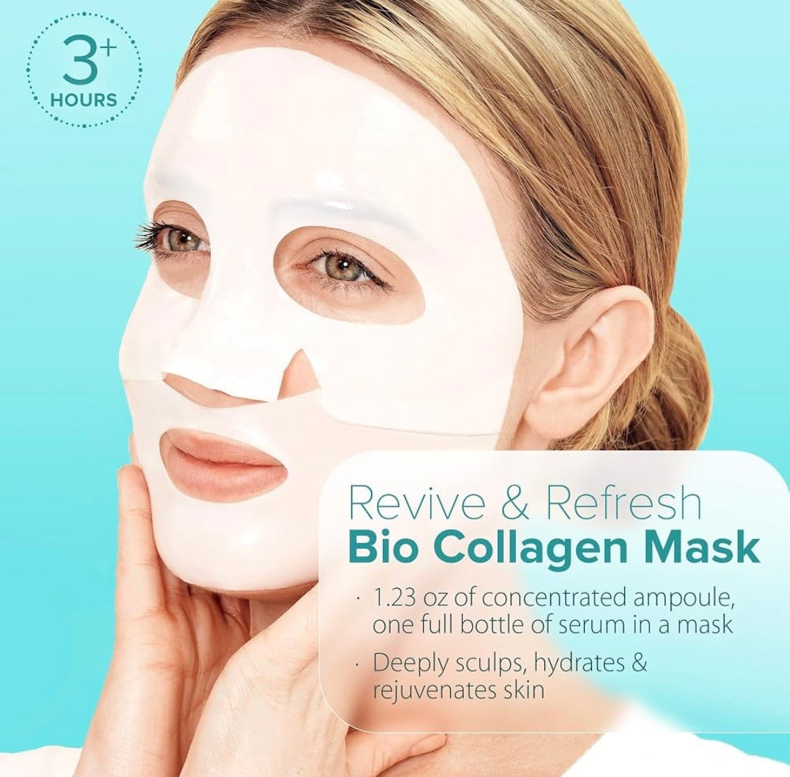 ✨ Bio Collagen Revive Mask – Intensiv återfuktning för en fräschare hud ✨
