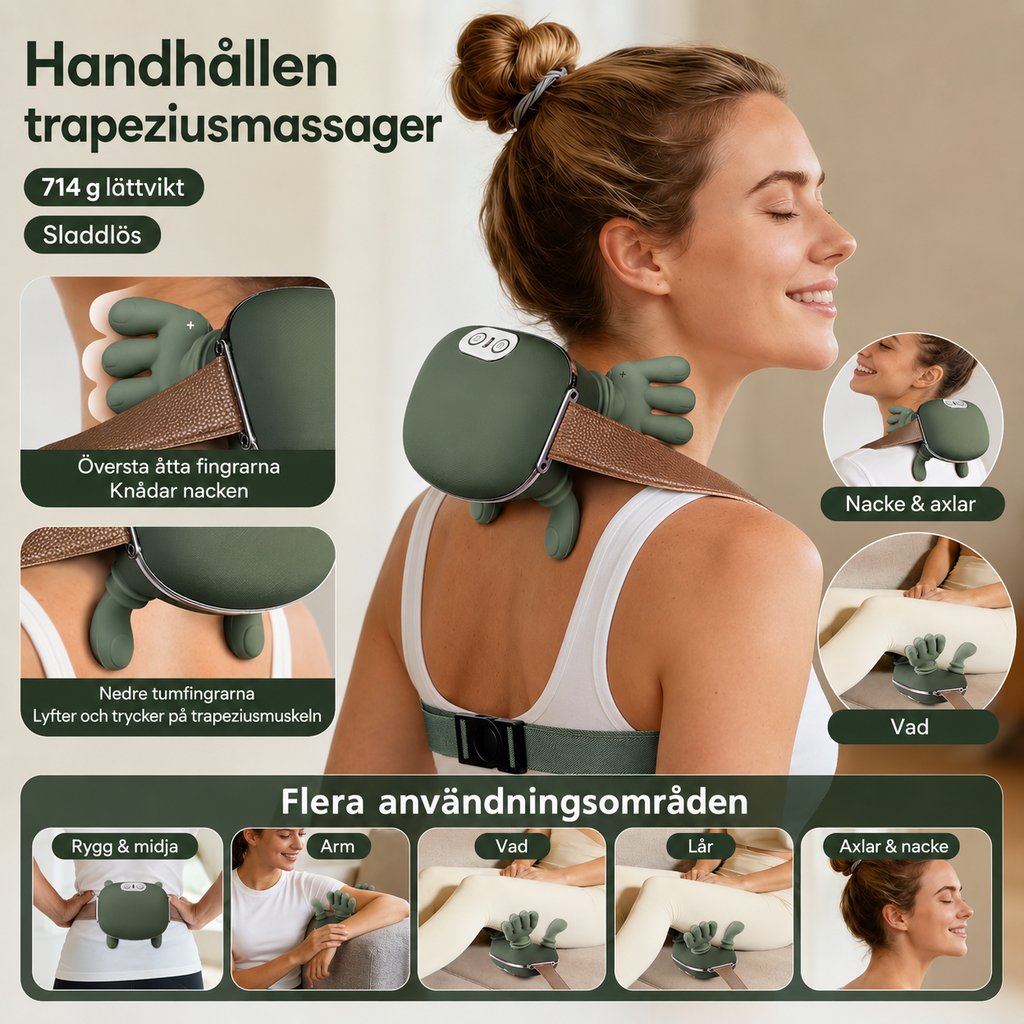 EMS Massageapparat för Muskelstimulering och Smärtlindring